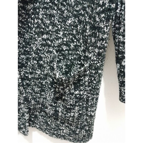 Womens Heavyweight Chunky Comfy Casual Outdoor Marled XXL Open Cardigan Pockets - Picture 5 of 9